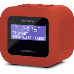 TechniSat TECHNIRADIO 40 Personnel Numérique Rouge