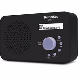 TechniSat VIOLA 2 Portable Analogique et numérique Noir