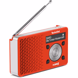 TechniSat DigitRadio 1 Personnel Numérique Rouge, Blanc