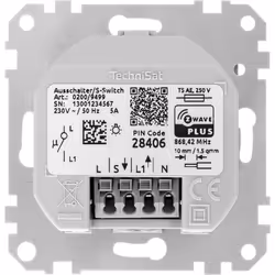 TechniSat 0200/9499 contrôleur d'éclairage domestique intelligent Sans fil Gris clair