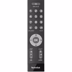 TechniSat IsiZapper Universal, TV, Appuyez sur les boutons, Noir