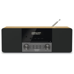 TechniSat DIGITRADIO 3 Personnel Analogique et numérique Noir, Gris, Bois