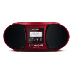 TechniSat DigitRadio 1990 Numérique 3 W DAB+, FM Rouge Lecture de MP3