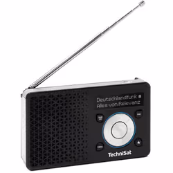 TechniSat DIGITRADIO 1 A Portable Analogique et numérique Noir, Argent - Vue supplémentaire 4