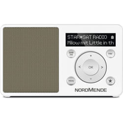 TechniSat Transita 100 Portable Numérique Or, Blanc