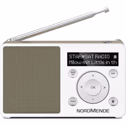 TechniSat Transita 100 Portable Numérique Or, Blanc