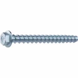 HECO MULTI-MONTI®-plus d'ancrage à vis, Tête hexagonale (MMS), plus SS • Acier trempé, • Bleu électrique galvanisé • Tête Hex ...