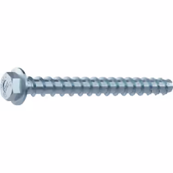 HECO MULTI-MONTI®-plus d'ancrage à vis, Tête hexagonale (MMS), plus SS • Acier trempé, • Bleu électrique galvanisé • Tête Hex ...