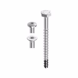 Vis Multi Monti HECO tête fraisée - Zingué argent - Système de montage rapide et simple pour la fixation sans cheville dans l ...