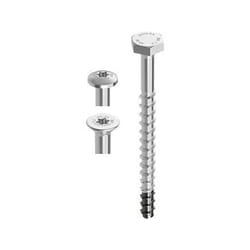 Heco - Boite de 50 Vis Multi Monti 6x80 mm schrauben - Tête fraisée ø 11.5 - T30 - Zingué argent - 37137