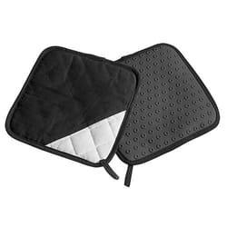 Lurch 00070091 manique et gant isolant 2 pièce(s) Noir, Gris, Blanc Coton, Tissu, Polyester, Silicone 315 °C