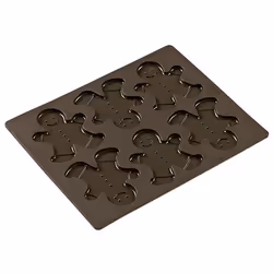 Lurch 00065014, Moule à gâteau, Autres, -40 °C, 240 °C, Marron, Silicone