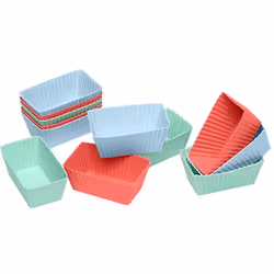 Lurch 00083014, Moule à gâteau, Rectangulaire, -40 °C, 240 °C, Bleu, Vert, Rouge, Silicone