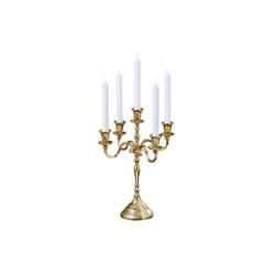 Boltze 6697800 bougeoir Aluminium Or