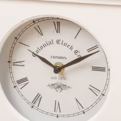Boltze 5231600 Horloge murale et de table Horloge analogique Rectangle Blanc
