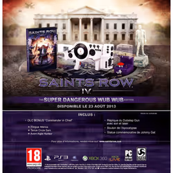 Deep Silver Saints Row IV - Super Dangerous Wub Wub Edition, Xbox 360, Mode Multiplayer, M (Mature), Support physique