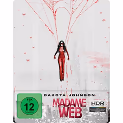 Plaion Pictures 1125424, Film, Blu-ray, 117 min, Madame Web, Dakota Johnson, Emma Roberts, Sydney Sweeney, Adam Scott, S.J. C ...