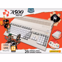 Retro Games THEA500 Mini, Gris, Flash, HD, 720p, Plastique, 31/03/2022