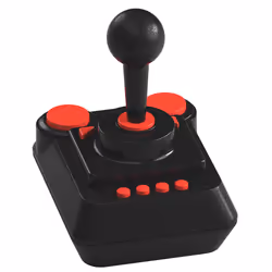 Retro-Bit Controller The C64 Joystick Noir, Rouge PC