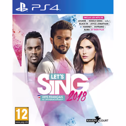 Ravenscourt Let's Sing 2018 Hits Français et Internationaux PlayStation 4