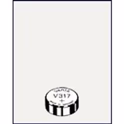 Varta V317, Batterie à usage unique, Argent-Oxide (S), 1,55 V, 8 mAh, Argent, 5,8 mm