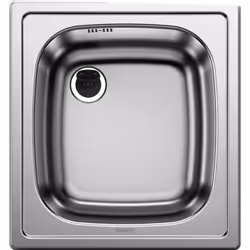 BLANCO TOP EE 4 x 4, Evier à poser, Rectangulaire, Acier inoxydable, Acier inoxydable, 1 bols, Stainless steel