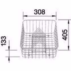 BLANCO 507829 panier et plateau ménager pour évier Acier inoxydable