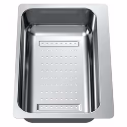 Vide-sauce pour petit bac d’évier finition inox dimensions 272 × 198 mm convient pour les petits bacs d’évier Metra