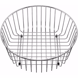 Panier universel pour évier finition inox diamètre 362 mm profondeur 153 mm conçu pour être placé dans le bac d’évier Rondo