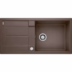 Caractéristiques de la gamme METRA - Une grande cuve très profonde - Design contemporain et épuré - Egouttoir pratique, utili ...