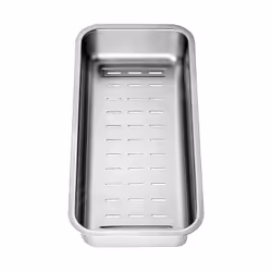 Vide-sauce pour petit bac d’évier finition inox dimensions 361 x 167 conçu pour les éviers Zenar Matériau : non Batterie incl ...