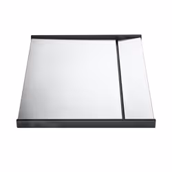 Égouttoir amovible conception : acier inoxydable / plastique noir dimensions : 361 x 414 mm convient aux éviers simples et do ...