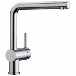 Robinet de cuisine à levier couleur : inox brossé montage mono-trou, sur plage hauteur du mitigeur : 282 mm longueur du bec : ...