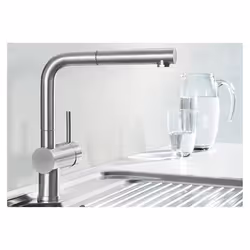Blanco - mitigeur évier monolevier inox - 517184 - TU