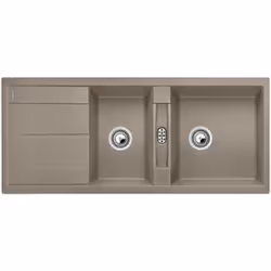 BLANCO Metra 8S, Granit, Gris, 2 bols, 275 x 430 mm, 400 x 430 mm, 1160 mm