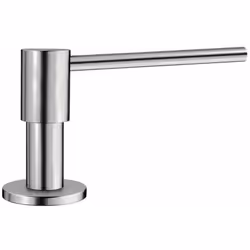 Distributeur de liquide-vaisselle conception inox brossé volume du distributeur 300 ml distributeur à remplir par le haut dia ...