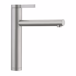 Mitigeur BLANCO LINEE Inox brossé aspect mat 517596 Un design élégant Levier de commande pratique sur le dessus Cartouche à d ...