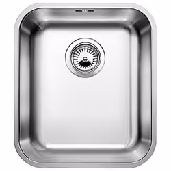 BLANCO SUPRA 340-U, Evier encastré, Rectangulaire, Acier inoxydable, Acier inoxydable, 1 bols, Rectangulaire
