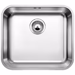 BLANCO SUPRA 450-U, Evier encastré, Rectangulaire, Acier inoxydable, Acier inoxydable, 1 bols, Rectangulaire