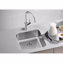 BLANCO SUPRA 450-U Evier encastré Rectangulaire Acier inoxydable