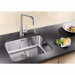 BLANCO SUPRA 500-U, Acier inoxydable, 1 bols, 500 x 400 mm, 530 mm, 430 mm, 175 mm