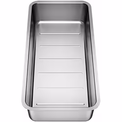 Vide-sauce Andano pour évier finition inox dimensions 197 x 417 x 80 mm convient aux éviers des collections Andano, Supra, Su ...
