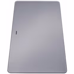 Planche à découper en verre à installer sur évier matériau verre argenté dimensions 435 × 240 mm pour une sélection d’éviers