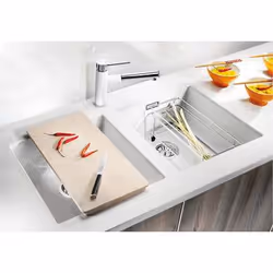 BLANCO SUBLINE 400-U, Métallique, 1 bols, 400 x 400 mm, 430 mm, 460 mm, 190 mm