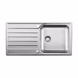 BLANCO Livit XL 6 S, Acier inoxydable, Acier inoxydable, 1 bols, 420 x 450 mm, 16 cm, 1000 mm