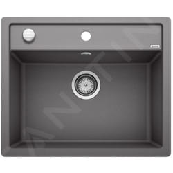 Blanco Dalago 6 - Évier en silgranite, 605x500 mm, avec commande de vidage, gris rocher 518851