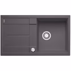 BLANCO Metra 5 S, Granit, Gris, 1 bols, 390 x 430 mm, 860 mm, 500 mm