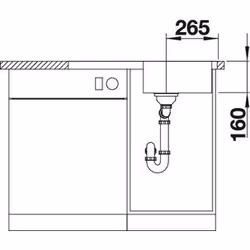 BLANCO Lantos 45 S-IF Acier inoxydable - Vue supplémentaire 4