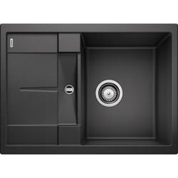 Evier metra 45 s Compact PuraDur en Silgranit, réversible 68x50cm, Anthracite - Blanco