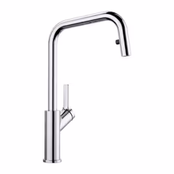Mitigeur BLANCO JURENA-S Chrome 520765 Un corps de robinetterie au design marquant Levier de commande long et ergonomique Bec ...